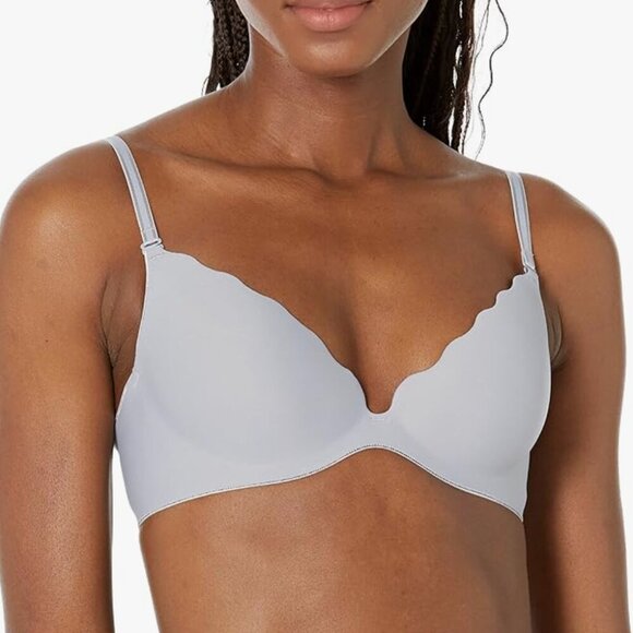 NWT b.tempt'd by Wacoal Women's B.Wow'd Push-Up Bra, lilac gray - Picture 1 of 4